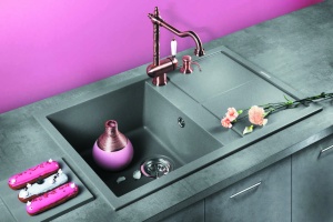 Мойка кухонная Omoikiri Sumi 79 платина - 2