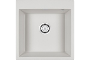 Мойка кухонная Paulmark Praktisch 51 белый матовый