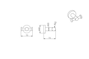 Крючок двойной AQUATEK ВЕГА AQ4002CR - 2