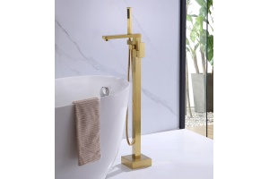 Смеситель для ванны и душа напольный Abber Daheim (AF8215G) - 2