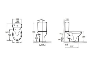 Бачок для унитаза Jacob Delafon Patio ETB212-00 - 2