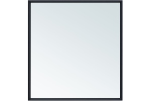 Зеркало Allen Brau Liberty 80 с подсветкой черный матовый - 2