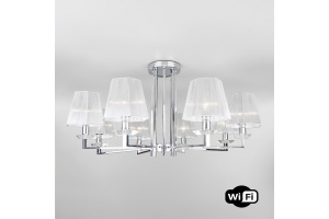 Люстра на штанге Eurosvet Alegria 60125/8 хром Smart (60114/8) - 2