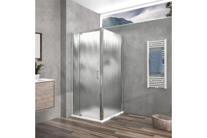 Боковая панель Vincea Intra 90 хром стекло рифленое - 2