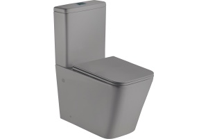 Унитаз-компакт Weltwasser WW SK Gelbach 001MT-GR безободковый с микролифтом матовый серый (10000005777)
