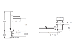 Смеситель Jacob Delafon Toobi E8990-CP для раковины - 2