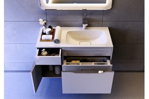 Мебель для ванной Aqwella 5 stars Malaga 90 R крафт темный - 3