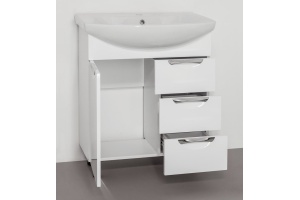 Тумба для комплекта Style Line Жасмин 70 белая - 2