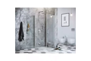 Душевой уголок Excellent Mazo 90х90 хром стекло прозрачное - 2