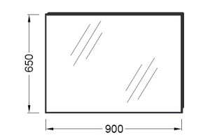 Зеркало Jacob Delafon EB1083 90 см - 3