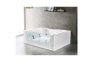 Акриловая ванна Frank 170х120 белая с гидромассажем - 3