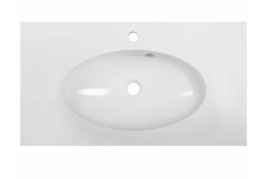Накладная раковина Misty Вегас 80 белая глянцевая - 2
