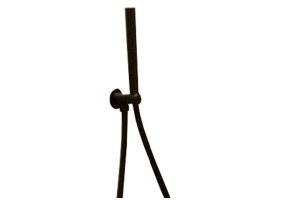 Webert AC0982560 Opera Душевой гарнитур с однорежимным ручным душем и водорозеткой, total black