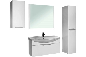 Мебель для ванной Dreja.Eco Laguna 105 белая - 3