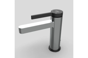 Смеситель для раковины GPD Gildo хром - черный матовый - 3