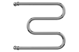 Водяной полотенцесушитель Terminus M-образный 600х400 Хром