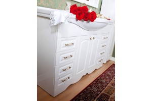 Мебель для ванной Бриклаер Анна 120 белая - 3