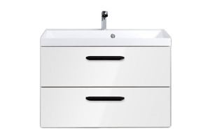 Тумба с раковиной Belbagno Aurora 80 белый