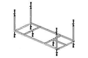 Металлический каркас для акриловой ванны (EMP-140-70-MF-R)