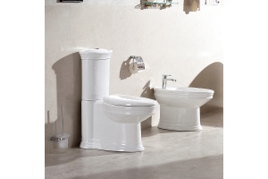 Биде напольное Ceramalux Classic белый (2051)