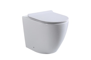 Унитаз приставной beWash Aldo белый с сиденьем микролифт