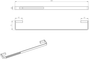 Полотенцедержатель Boheme Q 10942-MW Matt White - 2