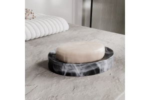 Мыльница Wasserkraft Neime черно - белый - 2