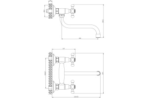 Смеситель Olive'S Girona 01410GR для кухонной мойки - 2
