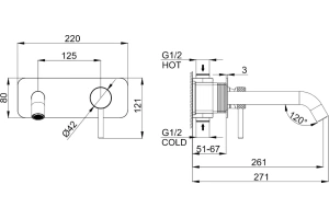 Смеситель для раковины Allen Brau Priority хром - 3
