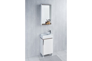 Тумба для комплекта AQUATON Бэлла 46 белая, джарра - 2