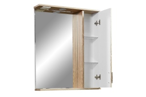 Зеркало-шкаф Stella Polar Кармела 65 R с подсветкой светлое дерево - 2