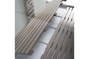 Душевая кабина Orans 120х90 черная правая стекло тонированное с баней - 2