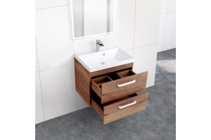 Тумба с раковиной BelBagno Aurora 60 темное дерево - 3