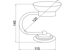 Мыльница Boheme Murano 10910-BR - 2