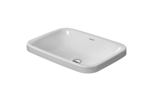 DURAVIT (DuraStyle) Умывальник 600 x 430 мм, для встраивания сверху, без перелива, без площадки под смеситель