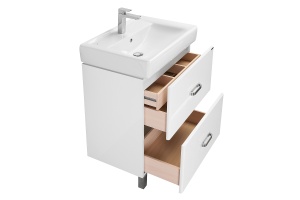 Тумба под раковину напольная Aquaton Америна 70 Н белый глянцевый - 3