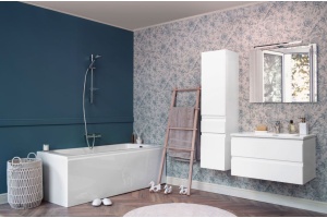 Тумба с раковиной Jacob Delafon Madeleine 80 белый блестящий - 2