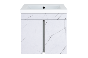 Тумба под раковину Misty Торос 60 белая глянцевая - 2
