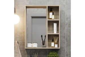 Зеркало-шкаф Onika Тимбер 60 дуб сонома (206070) - 2