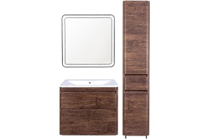 Тумба для комплекта Style Line Атлантика 90 Люкс Plus, подвесная, старое дерево - 2