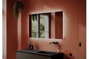 Зеркало Sancos Square 120х70 с подсветкой - 2