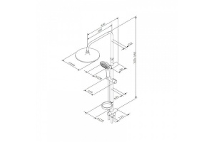 Душевая стойка AM.PM Spirit 2.0 F0770A100 - 2