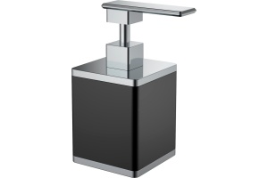 Дозатор Boheme Черный/Хром 10969-B-CR