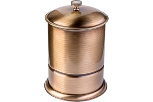Ведро для мусора Berges Royal Cristal бронза