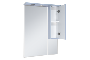 Терра - 70 зеркало-шкаф серый правый - 2