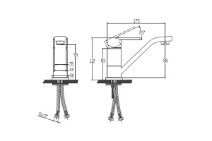 Смеситель для раковины KAISER Sharp (64111) - 2
