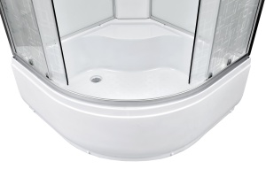 Душевая кабина DETO EM4510GM+EL с высоким поддоном, с сиденьем - 3