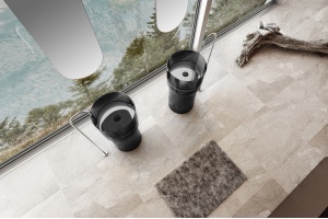 Раковина напольная ABBER Kristall 45 черный (AT2701Onyx-H) - 3