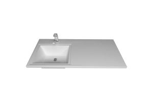 Раковина-столешница Style Line Estetus Даллас 100 белая левая