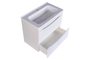 Тумба под раковину Style Line Бергамо мини 60 Люкс Plus, белый (СС-00002316) - 2
